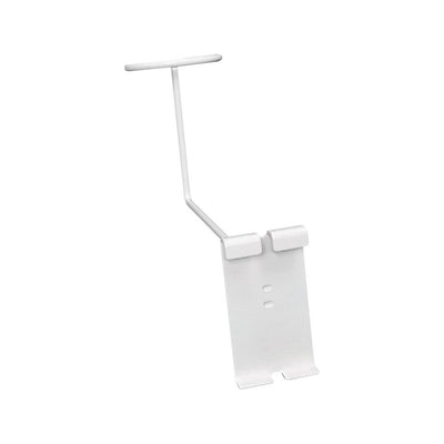 4 Pc White Hat Hanger Gridwall Hooks Slat Panels Cap Rack Faceout Retail Display Wall Fixtures