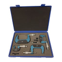 4 Pcs Outside Micrometer Set 0-1"/1-2"/2-3"/3-4" Range 0.0001'' Graduation,Carbide Tipped