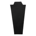 4" x 8" Black Velvet Padded Easel Necklace Display – Jewelry Holder Tray Insert for Showcase Box, Retail & Collector Use