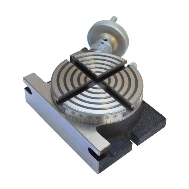 4" Horizontal Vertical Precision Rotary Table High Quality H/V Milling Drilling Turning Machine 360 Degree Positioner Tool