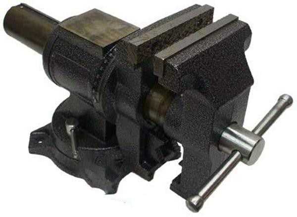 4" MULTI PURPOSE VISE ANVIL PIPE 360º Swivel Base & Jaw