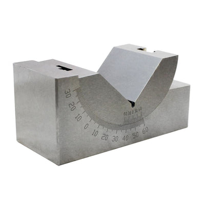 4'' x 1-13/16" x 1-13/16" Precision Angle Block 0-60 Degree V Groove Angle Block Gauge