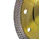 4-1/2" Porcelain Tile Turbo Thin Diamond Dry Wet Cutting Saw Blade Mesh Rim Disc Wheel Angle Grinder Ceramic Granite