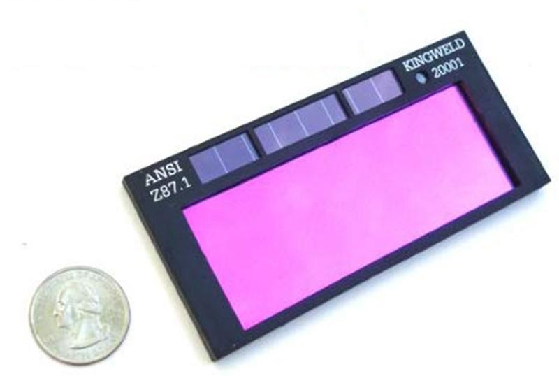 4-1/4 x 2"  Solar Powered Auto Darkening Welding Weld Lens SH 3/11 Replacement