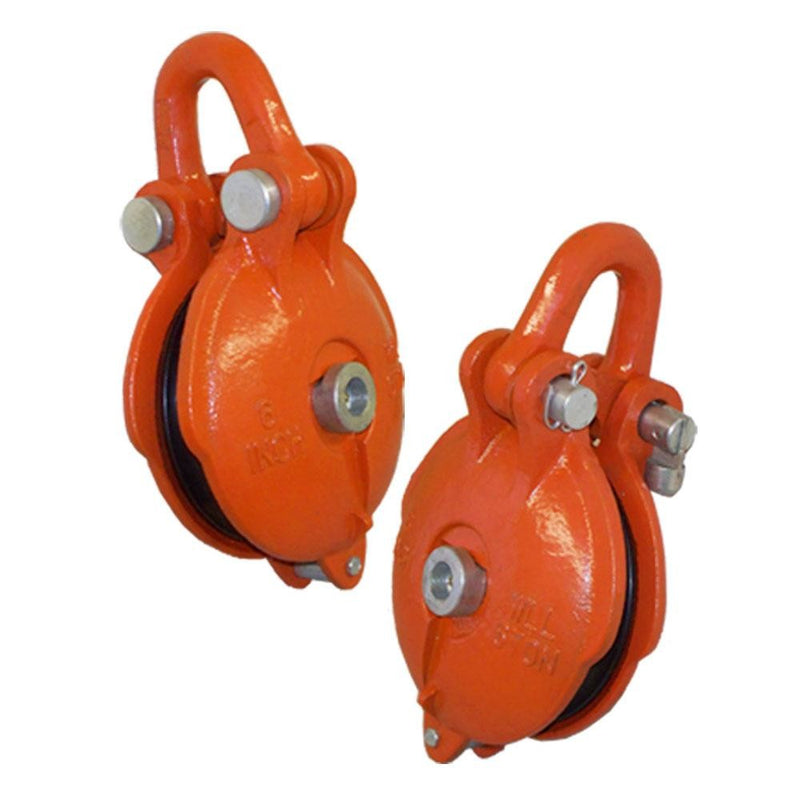 4.5 Ton Bail Snatch Block Hoist Rig 5" Pulley