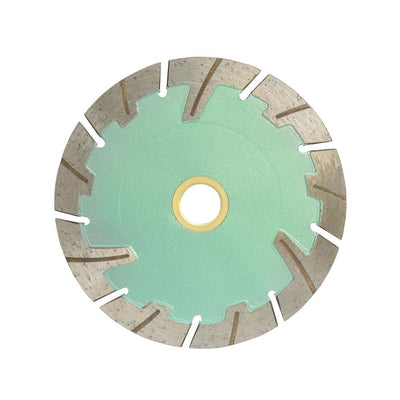 4.5" Turbo Segmented Saw Blade Concrete Brick General Purpose Cutting Insert WET DRY 0.080" Thickness 10mm Rim