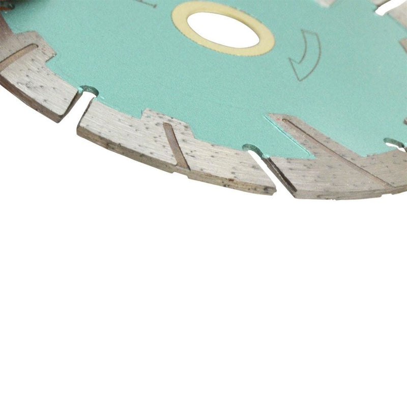 4.5" Turbo Segmented Saw Blade Concrete Brick General Purpose Cutting Insert WET DRY 0.080" Thickness 10mm Rim