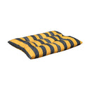 40" x 30" x 6" Rectangular In/Outdoor Silver/Gold Stripe Polyester Replacement Cushion Pillow Sunbed  Wicker Swing Chair