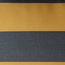 40" x 30" x 6" Rectangular In/Outdoor Silver/Gold Stripe Polyester Replacement Cushion Pillow Sunbed  Wicker Swing Chair