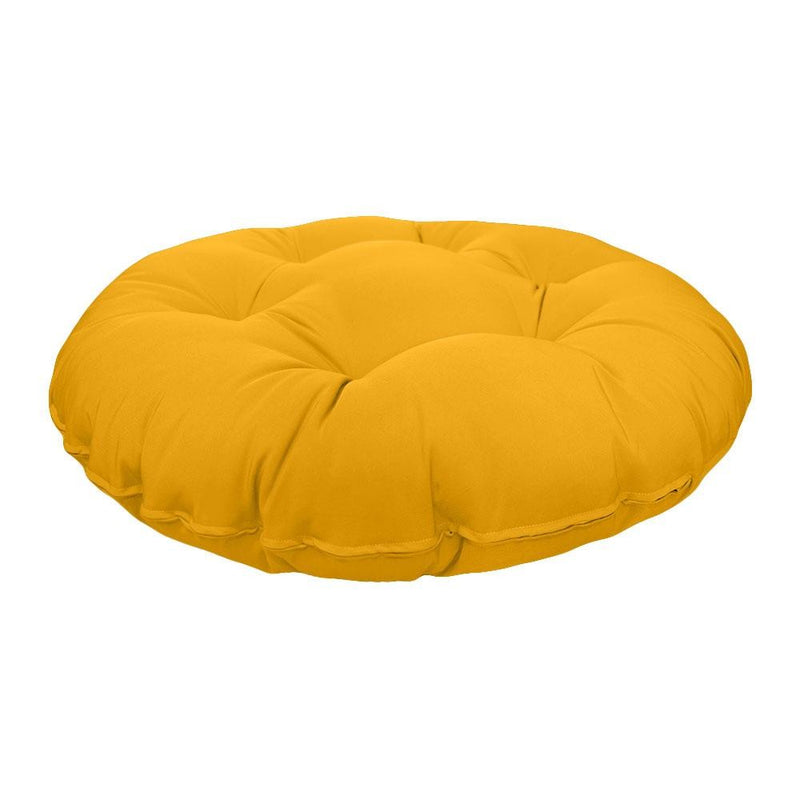 44" x 6" Round Papasan Ottoman Cushion 10 Lbs Fiberfill  Polyester Replacement Pillow Floor Seat Swing Chair Out/Indoor-AD108