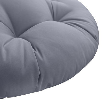 44" x 6" Round Papasan Ottoman Cushion 10 Lbs Fiberfill Polyester Replacement Pillow Floor Seat Swing Chair Out/Indoor AD001