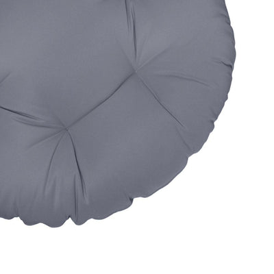 44" x 6" Round Papasan Ottoman Cushion 10 Lbs Fiberfill Polyester Replacement Pillow Floor Seat Swing Chair Out/Indoor AD001