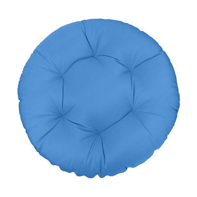 44" x 6" Round Papasan Ottoman Cushion 10 Lbs Fiberfill Polyester Replacement Pillow Floor Seat Swing Chair Out/Indoor AD102