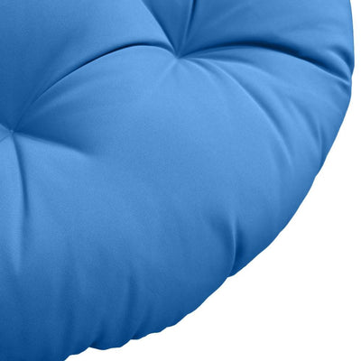 44" x 6" Round Papasan Ottoman Cushion 10 Lbs Fiberfill Polyester Replacement Pillow Floor Seat Swing Chair Out/Indoor AD102
