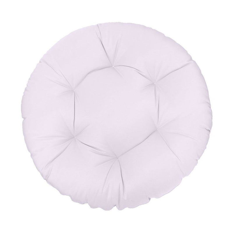 44" x 6" Round Papasan Ottoman Cushion 10 Lbs Fiberfill Polyester Replacement Pillow Floor Seat Swing Chair Out/Indoor-AD107