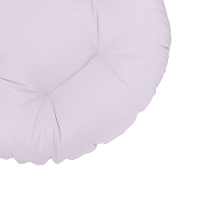 44" x 6" Round Papasan Ottoman Cushion 10 Lbs Fiberfill Polyester Replacement Pillow Floor Seat Swing Chair Out/Indoor-AD107