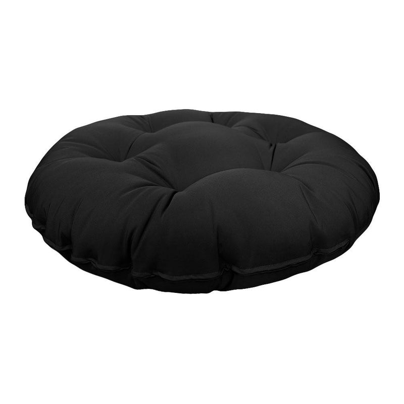44" x 6" Round Papasan Ottoman Cushion 10 Lbs Fiberfill Polyester Replacement Pillow Floor Seat Swing Chair Out/Indoor-AD109
