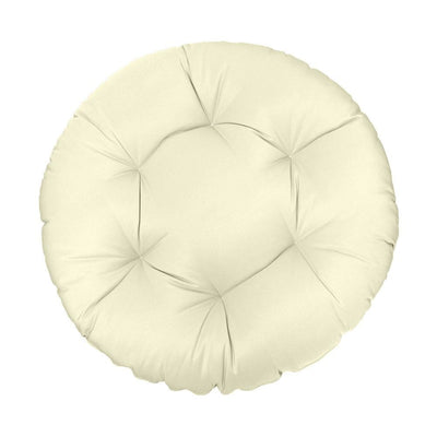 44" x 6" Round Papasan Ottoman Cushion 10 Lbs Fiberfill Polyester Replacement Pillow Floor Seat Swing Chair Outdoor/Indoor AD005