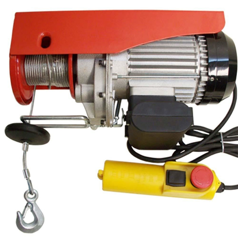 440 LB / 880 LB Electric Wire Rope Cable Hoist Lift Pulley 980 W