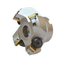 45 Degree Indexable Face Mill Cutter 2-1/2'' x 3/4'' 4 Flute SEKN Inserts  CNC machining Insert Carbide Shims Lathe Tool Bit