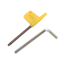 45 Degree Indexable Face Mill Cutter 2-1/2'' x 3/4'' 4 Flute SEKN Inserts  CNC machining Insert Carbide Shims Lathe Tool Bit