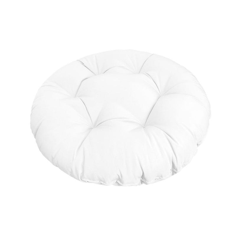 44" x 6" Round Papasan Ottoman Cushion 10 Lbs Fiberfill Polyester Replacement Pillow Floor Seat Swing Chair Out/Indoor-AD106