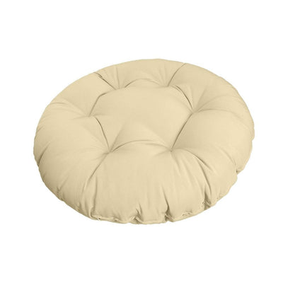 48" x 6" Round Papasan Ottoman Cushion 12 Lbs Fiberfill Polyester Replacement Pillow Floor Seat Swing Chair Out/Indoor AD103