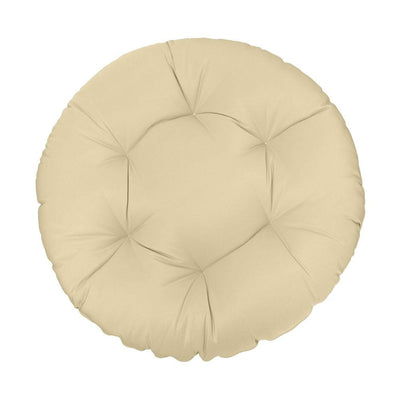 48" x 6" Round Papasan Ottoman Cushion 12 Lbs Fiberfill Polyester Replacement Pillow Floor Seat Swing Chair Out/Indoor AD103