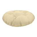 48" x 6" Round Papasan Ottoman Cushion 12 Lbs Fiberfill Polyester Replacement Pillow Floor Seat Swing Chair Out/Indoor AD103