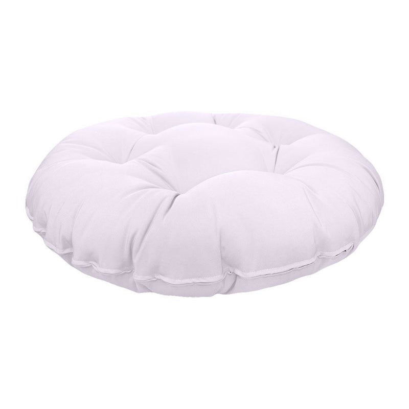 48" x 6" Round Papasan Ottoman Cushion 12 Lbs Fiberfill Polyester Replacement Pillow Floor Seat Swing Chair Out/Indoor AD107