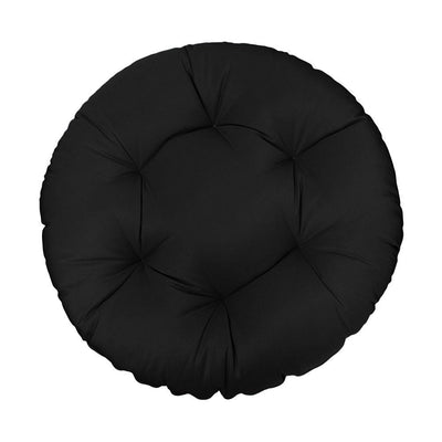48" x 6" Round Papasan Ottoman Cushion 12 Lbs Fiberfill Polyester Replacement Pillow Floor Seat Swing Chair Out/Indoor AD109