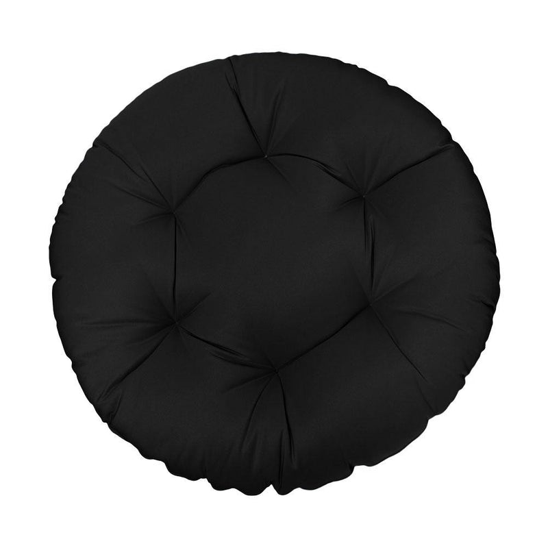 48" x 6" Round Papasan Ottoman Cushion 12 Lbs Fiberfill Polyester Replacement Pillow Floor Seat Swing Chair Out/Indoor AD109