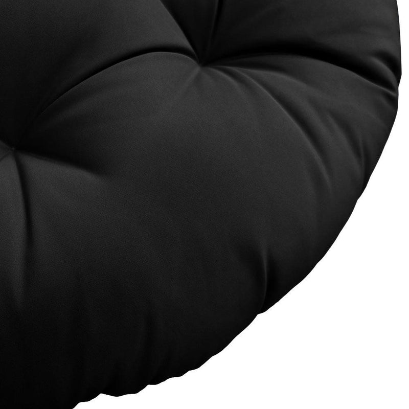 48" x 6" Round Papasan Ottoman Cushion 12 Lbs Fiberfill Polyester Replacement Pillow Floor Seat Swing Chair Out/Indoor AD109