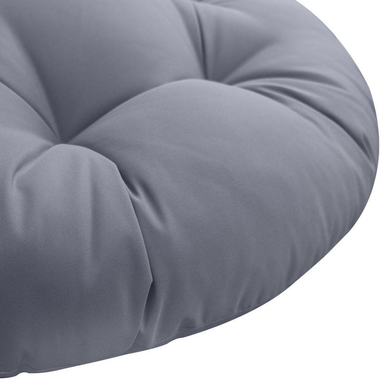 48" x 6" Round Papasan Ottoman Cushion 12 Lbs Fiberfill Polyester Replacement Pillow Floor Seat Swing Chair Out/Indoor-AD001