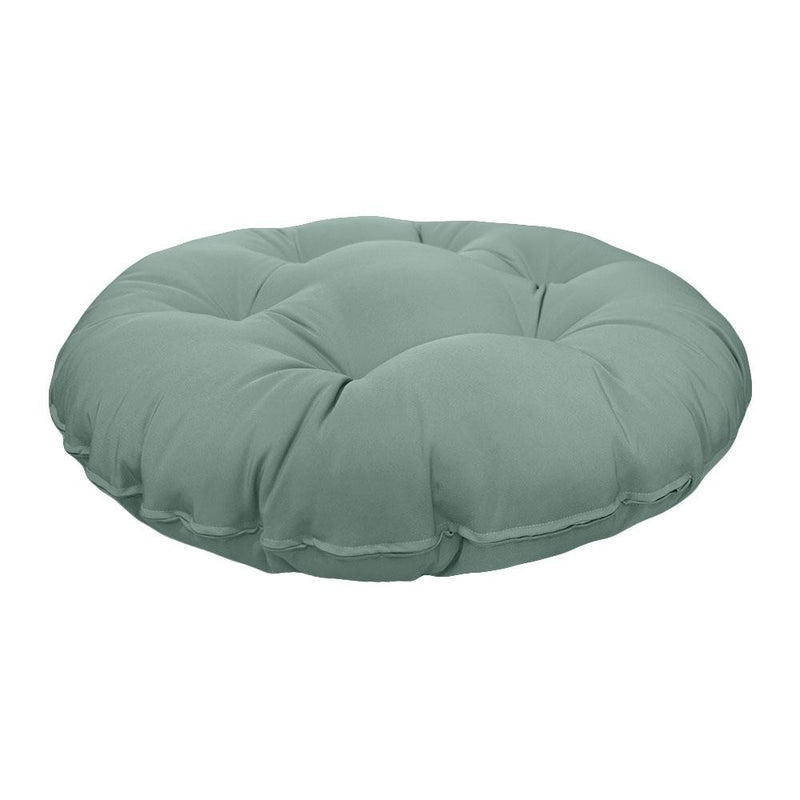 48" x 6" Round Papasan Ottoman Cushion 12 Lbs Fiberfill Polyester Replacement Pillow Floor Seat Swing Chair Out/Indoor-AD002