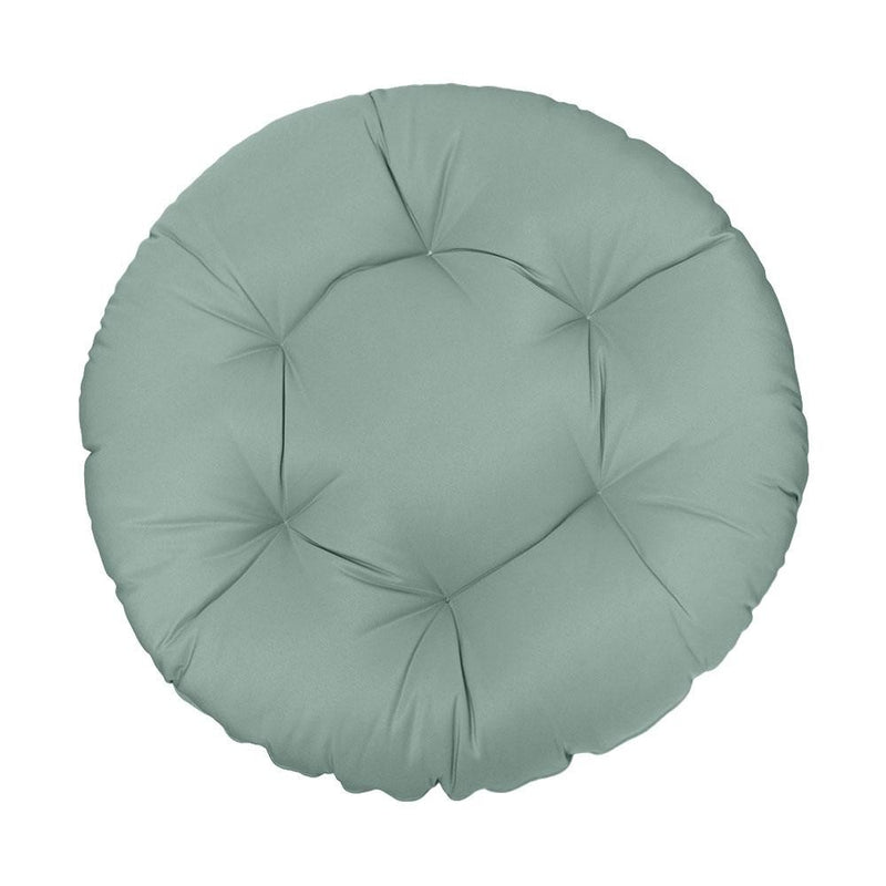 48" x 6" Round Papasan Ottoman Cushion 12 Lbs Fiberfill Polyester Replacement Pillow Floor Seat Swing Chair Out/Indoor-AD002