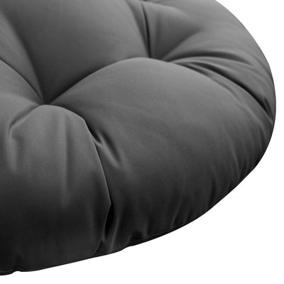 48" x 6" Round Papasan Ottoman Cushion 12 Lbs Fiberfill Polyester Replacement Pillow Floor Seat Swing Chair Out/Indoor-AD003