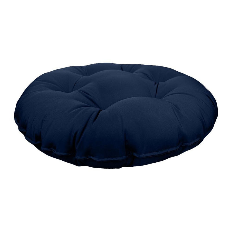 48" x 6" Round Papasan Ottoman Cushion 12 Lbs Fiberfill Polyester Replacement Pillow Floor Seat Swing Chair Out/Indoor-AD101