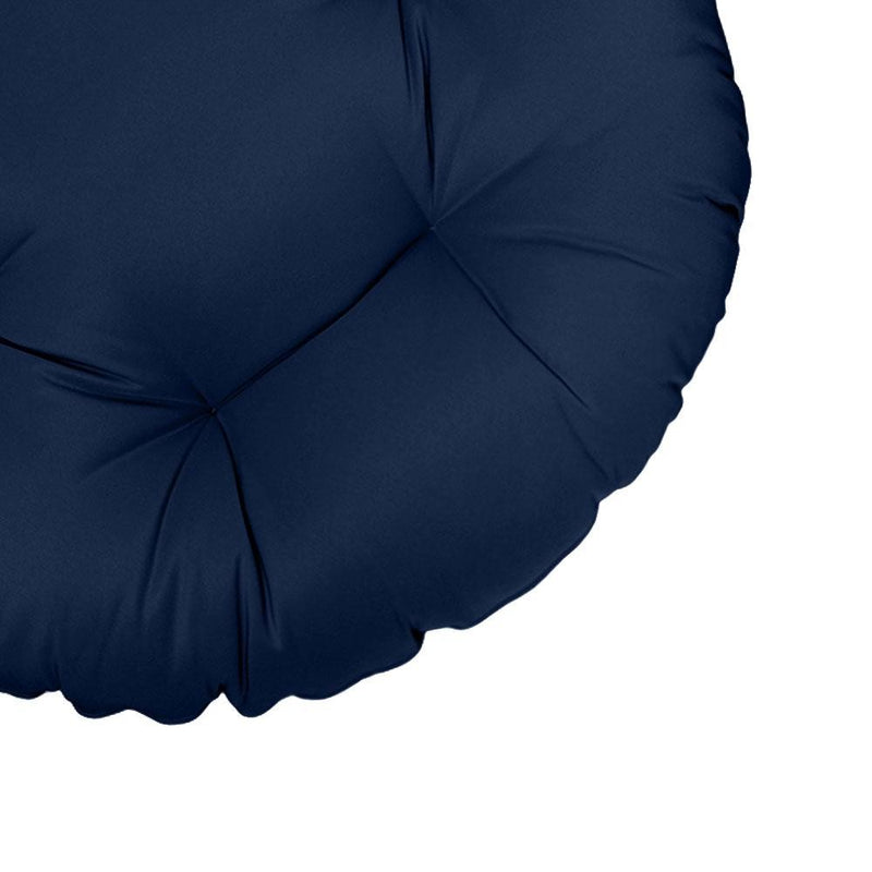 48" x 6" Round Papasan Ottoman Cushion 12 Lbs Fiberfill Polyester Replacement Pillow Floor Seat Swing Chair Out/Indoor-AD101