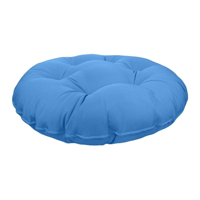 48" x 6" Round Papasan Ottoman Cushion 12 Lbs Fiberfill Polyester Replacement Pillow Floor Seat Swing Chair Outdoor/Indoor AD102