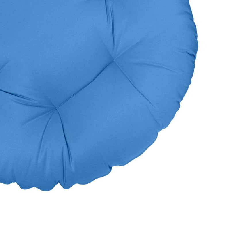 48" x 6" Round Papasan Ottoman Cushion 12 Lbs Fiberfill Polyester Replacement Pillow Floor Seat Swing Chair Outdoor/Indoor AD102