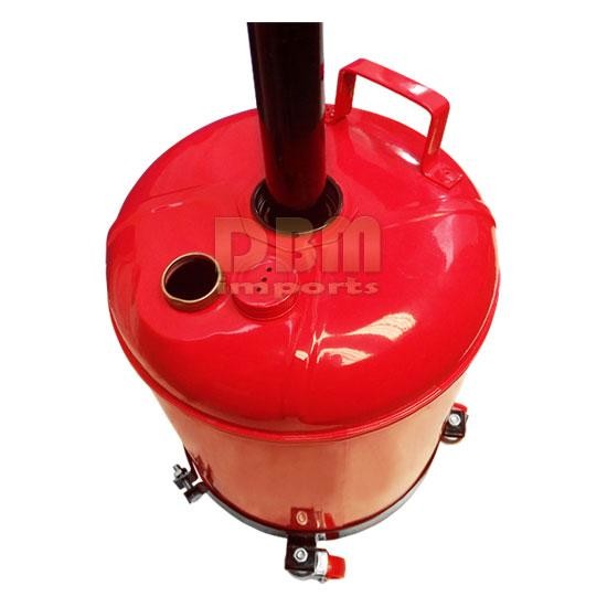 5 Gallon Oil Drain Portable Telescopic Dolly Oil Lift Drain TankEND