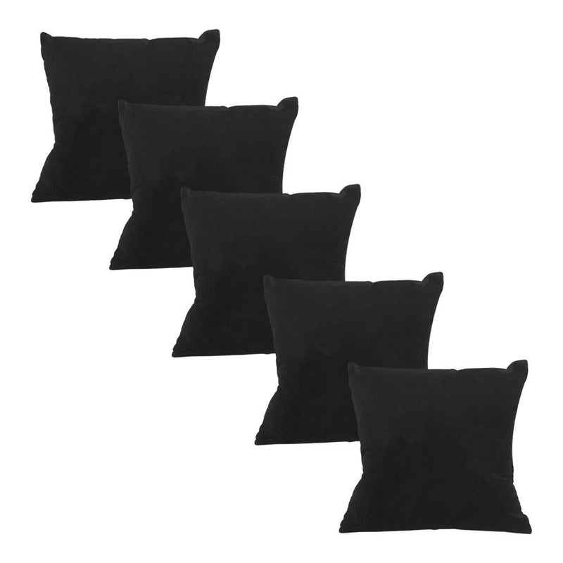 5 Pc  4 x 4 Black Velvet Pillow Jewelry Bracelet Watch Display Showcase Box Collector Jewelry Case