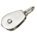 5 PC 1-1/4" 32mm Single Pulley with Swivel Eye Stainless Steel Hoist Rigging