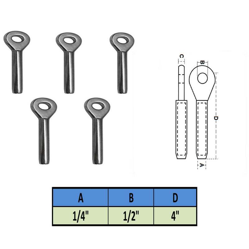 5 Pc 1/4&