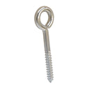 5 PC 316 Stainless Steel 3/8" x 3" Eye Hook Screws Pins Lag Bolt Deck Cabin Hooks Ring Loop Lift