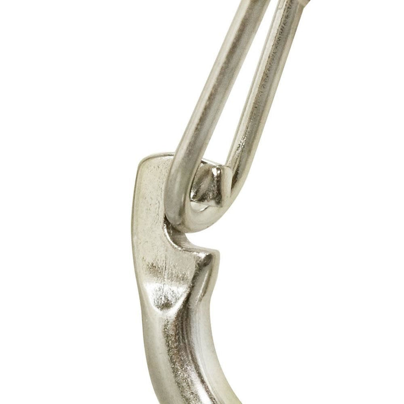 5 PC 5/16" Gate Spring Snap Hook Lobster Claw Carabiner Stainless Steel Marine Clip Boat 650 LBS Cap