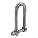 5 Pc 5/16'' Captive Pin Long D-Shackle Stainless Steel For Boat Marine 500 Lbs