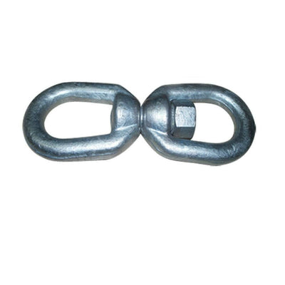 5 Pc Boat Marine Galvanized 1/4'' EYE EYE Swivel Marine Mooring 850 Lbs Cap.