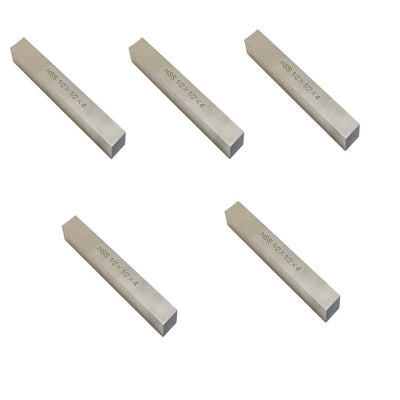 5 PC 1/2'' x 1/2'' x 4'' HSS Square Tool Bits Milling Machine Lathe Fly Cutter